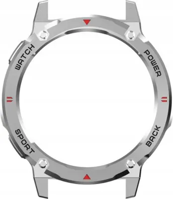 Obrázek produktu pro Rámeček Bezel pro chytré hodinky Xplorer D2 vyměnitelný stříbrný