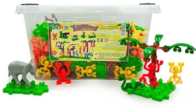 Imagen del producto de Juguetes LinkaZoo 216 piezas - bloques educativos