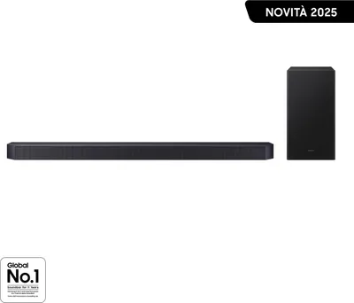 Obrázek produktu pro Samsung Q-series HW-Q600F, 3.1.2 kanály/kanálů, DTS Virtual:X, Dolby Atmos, Dolby Digital 5.1, Dolby Digital Plus, Dolby TrueHD, Adaptivní, Game Pro, Standardní, Rozšíření prostorového zvuku, Bezdrátový, Černá, Titan Black