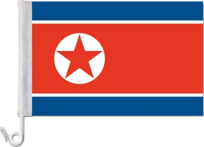 Produktbild von Auto-Fahne: Nordkorea -