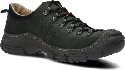 Produktbild von NAGABA Wanderschuhe Herren Trekkingschuhe Männer Echtleder Khaki, 44