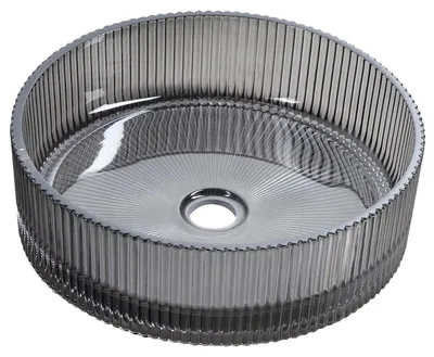 Immagine prodotto di Lavabo in vetro ANHELO da appoggio, diam. 39,5 cm, nero
