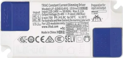 Zdjęcie produktu dla Sterownik ściemnialny EMOS Triac do opraw LED 350 mA 14 W ZZ1435T