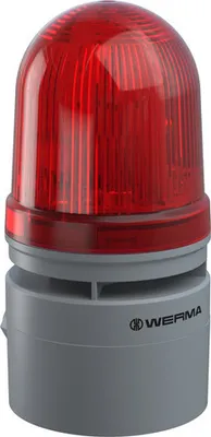 Produktbild von Werma Midi Twinlight Combi 12/24VAC DC RD 461.110.70, Rot 461.110.70