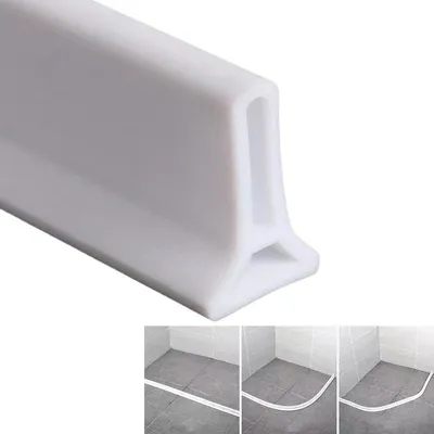 Produktbild von Selbstklebender flexibler Dichtungsstreifen 200 cm, 5×3 cm, wasserfest, 360° biegsam, für Bad und Balkon