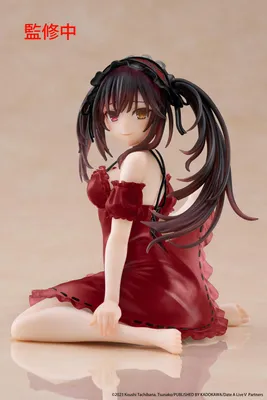 Productafbeelding van Date A Live V PVC-beeldje, bureaufiguur, schattig model, Kurumi Tokisaki, nachtkledingversie, vernieuwd, 13 cm