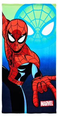 Produktbild von Spider-Man Badetuch 70x140 cm, Marvel Strandtuch Handtuch Kinder Jungen