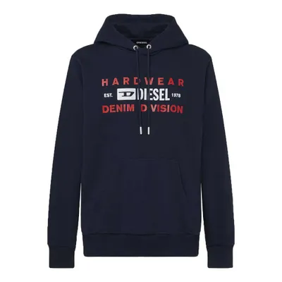 Produktbild von Diesel S-Girk-Hood L20 Herren Sweatshirt Hoody Kapuzenshirt Dunkelblau
