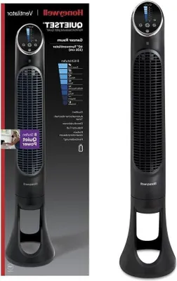 Immagine prodotto di Ventilatore a torre silenzioso, 8 velocità, oscillazione di 80 gradi, timer, telecomando