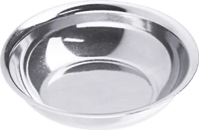 Produktbild von Zuckerteller, aus Edelstahl, hochglänzend, 6,5 cm Ø, 1,5 cm Höhe