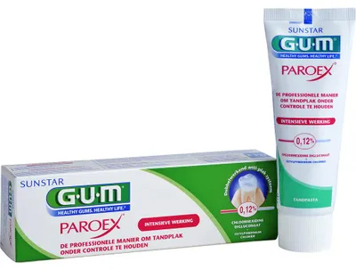 Immagine prodotto di Dentifricio Paroex con clorexidina, 75 ml