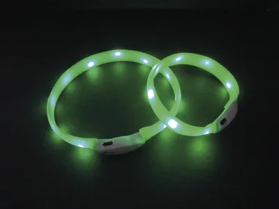 Produktbild von Nobby LED Leuchtband breit "VISIBLE" grün; L: 25 mm; 70 cm