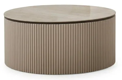 Productafbeelding van Salontafel, modern design, salontafel met marmerlook, bijzettafel
