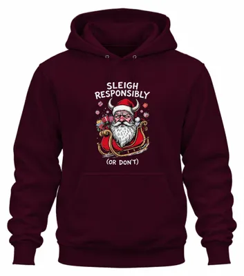 Obrázok produktu pre Uni mikina s kapucňou, bordová, S