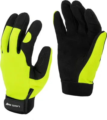 Produktbild von Werkstatthandschuhe Schwarz-Gelb L280308P, Karte, "8", Ce, Lahti