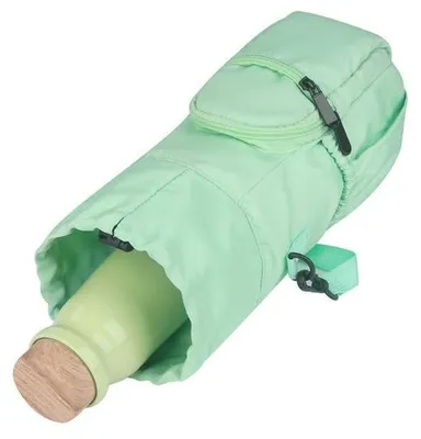 Produktbild von Isolierte Trinkflasche mit Telefonhalter und verstellbarem Schultergurt
