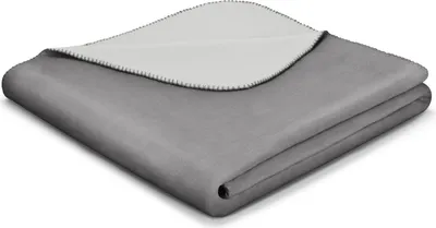 Produktbild von Biederlack Wohndecke BASIC graphit-silber BL 150x200 cm bunt Decke
