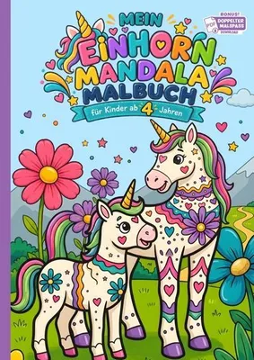 Produktbild von Mein Einhorn Mandala Malbuch