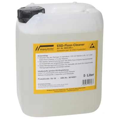 Produktbild von Warmbier Bodenreiniger, ESD, 5 l 2900.560.1 (Putzmittel Bodenreiniger,)