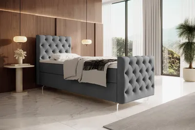 Obrázok produktu pre Čalúnená posteľ 90x200 ADRIA PLUS - šedá