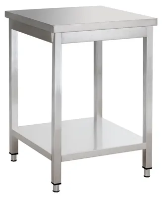Produktbild von Edelstahl Arbeitstisch Basic 6x6 mit Grundboden