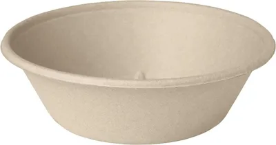 Produktbild von Classic Bowl 1000 ml - uncoated Braun Bagasse 194x194x60 | Packung (40 Stück)