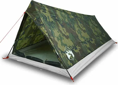 Produktbild von vidaXL Campingzelt 2 Personen Tarnmuster Wasserdicht