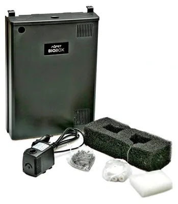 Immagine prodotto di Filtro interno per acquari, pompa da 550 litri/ora, adatto per acquari fino a 150 litri, completo di materiali filtranti. Filtro per acquari