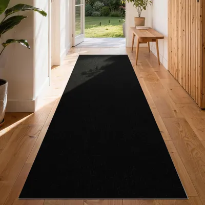 Image de Tapis de sol - 240 x 60 cm - Antidérapant - Noir