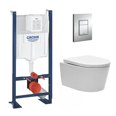 Obrázek produktu pro Sada stojacího WC s bezokrajovým WC SAT