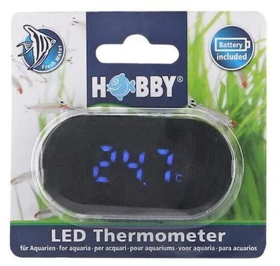 Produktbild von Hobby LED Thermometer Aqua für Aquarien - inkl. Batterie