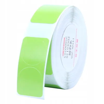 Immagine prodotto di Etichette NIIMBOT Adesivi circolari VERDE 14x28mm doppio 205x per serie D