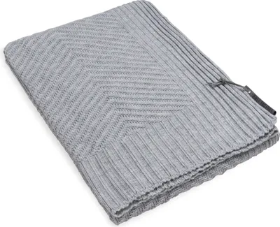 Produktbild von Knit Factory Beau Plaid - Grau - 160x130 cm