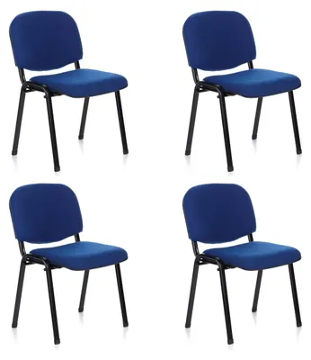 Produktbild von hjh OFFICE Vierfußstuhl XT 600 Stoff Stuhl bis 100 kg belastbar