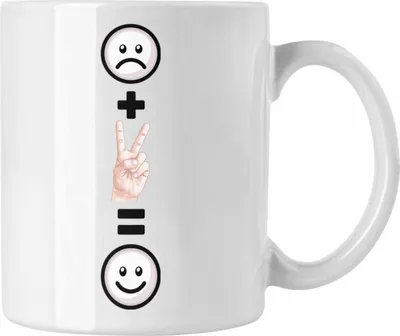 Produktbild von Trendation - Hebamme 5-6 cm Tasse Geschenk für Hebammen  :( + Hebamme = :) Lustige Geschenkidee Geburtstag (Weiß)