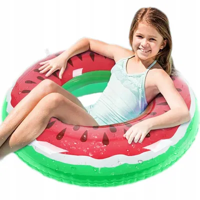 Produktbild von Aufblasbarer Wassermelonenring, 90 cm, für Kinder und Erwachsene, für Pool und Strand