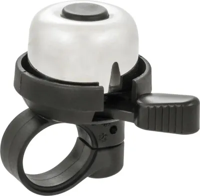 Produktbild von Fahrradglocke Bella Silber / Schwarz 33 mm