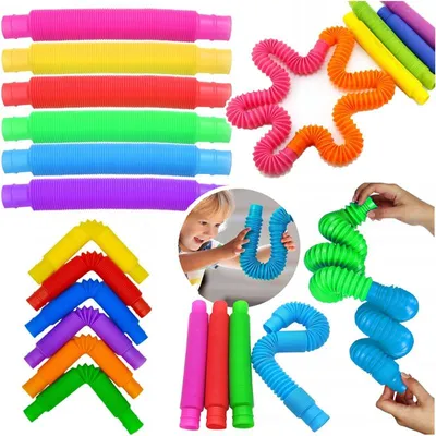 Obrázok produktu pre Pop Tubes Senzorické Tubes XXL 6 ks.