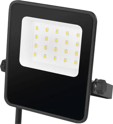 LED reflektor VISIO, 10 W, černý, neutrální bílá