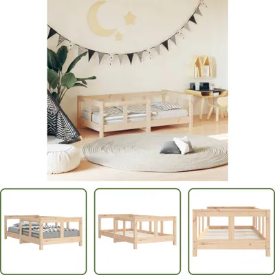 Obrázok produktu pre The Living Store detská posteľ 70x140 cm z masívneho borovicového dreva