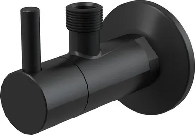 Image de alcadrain Eckventil mit einem Filter 1/2"×3/8", Schwarz-Matt