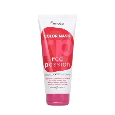 Zdjęcie produktu dla Fanola Color Mask maska odżywcza z pigmentami koloryzującymi ożywiająca odcienie czerwieni Red Passion 200 ml