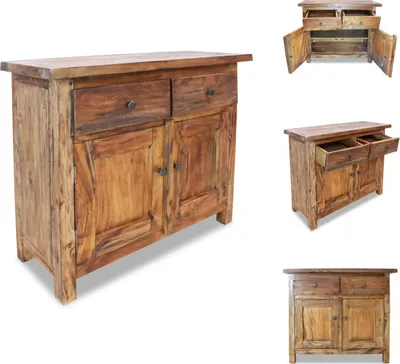 Produktbild von vidaXL Sideboard Altholz Massiv 75 x 30 x 65 cm - Sideboards