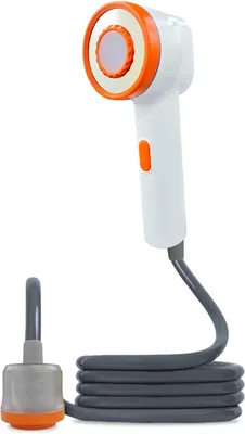 Produktbild von Wiederaufladbare, tragbare Duschpumpe, wasserdichtes Camping-Duschset mit 4-Modus-Duschkopf, Smart-Display – für Camping, Wandern, Strand und Outdoor-Aktivitäten