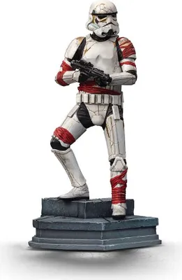 Produktbild von Star Wars Ahsoka Art Scale Statue 1/10 Night Trooper 21 cm