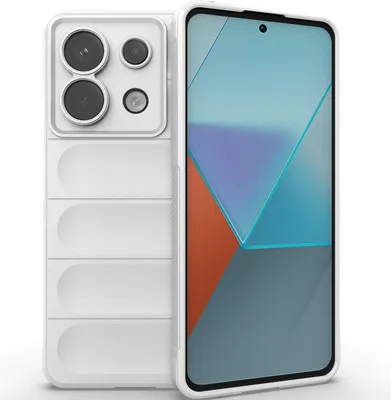 Produktbild von Handyhülle für Xiaomi Redmi Note 13 Pro 5G Weich TPU Silikon Stossfest Anti-rutsch Hülle Weiß