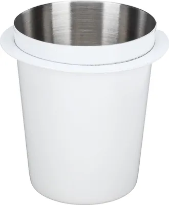 Image de 58 mm Dosage de la tasse de caf ? en acier inoxydable Poign?e de la machine Outil de la taille d'une tasse de caf ?