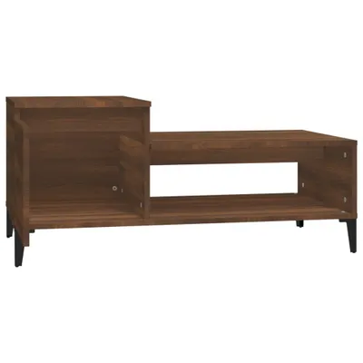 Produktbild von Couchtisch Braun Eichen-Optik 100x50x45 cm Holzwerkstoff