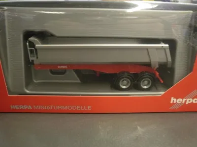 Produktbild von Herpa 076036-002 - 1/87 Carnehl-Rundmulden-Auflieger 2a, rot - Neu