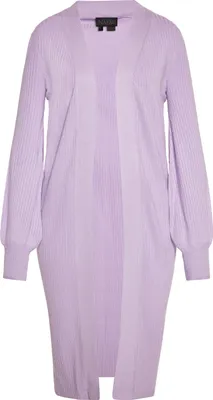 Produktbild von NAEMI damen strickjacke - lavendel, XXL